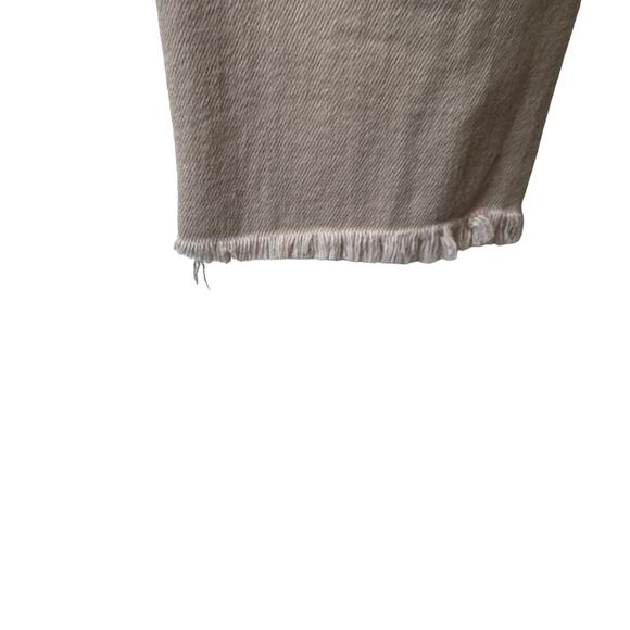 MOTHER High Waisted Looker Ankle Fray Wash: Khaki Size 27 - Picture 3 of 10